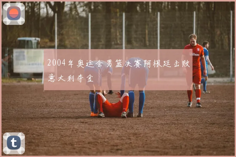 2004年奥运会男篮决赛阿根廷击败意大利夺金