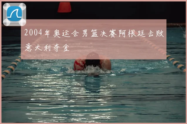 2004年奥运会男篮决赛阿根廷击败意大利夺金
